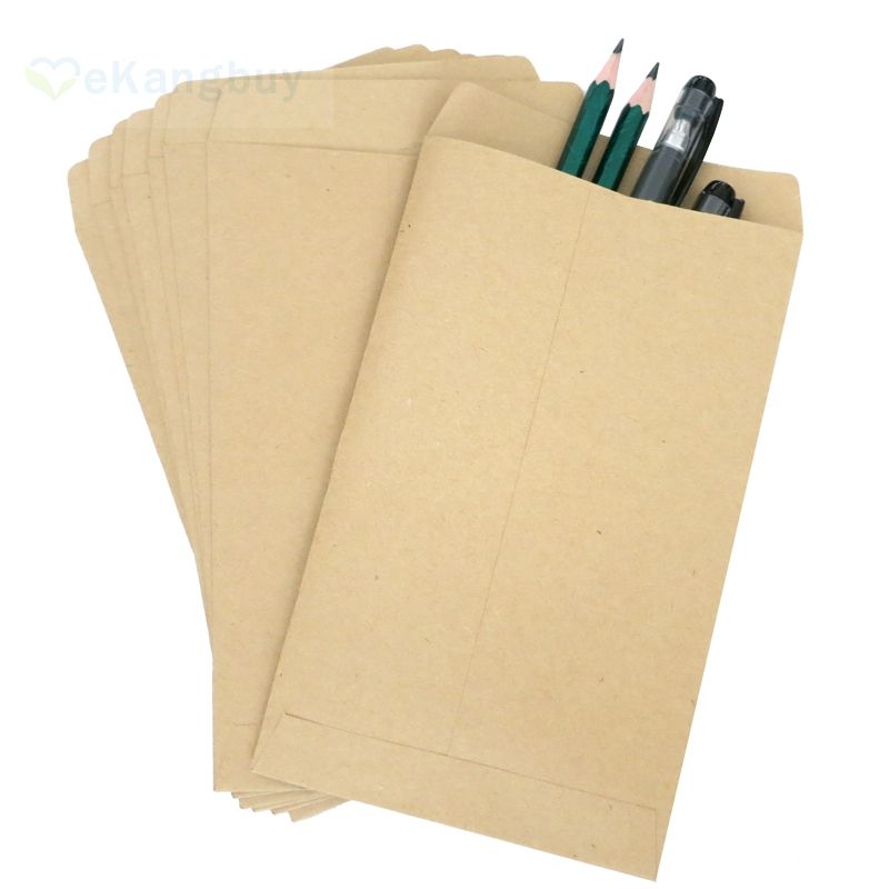 2019 wholesale blank kraft paper envelope postcard cash stationery