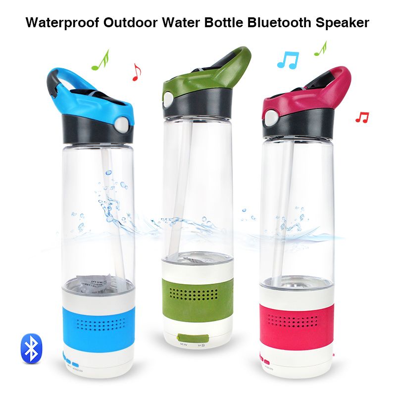 2017 Waterproof Outdoor Bicycle Water Bottle Bluetooth Speakers Super