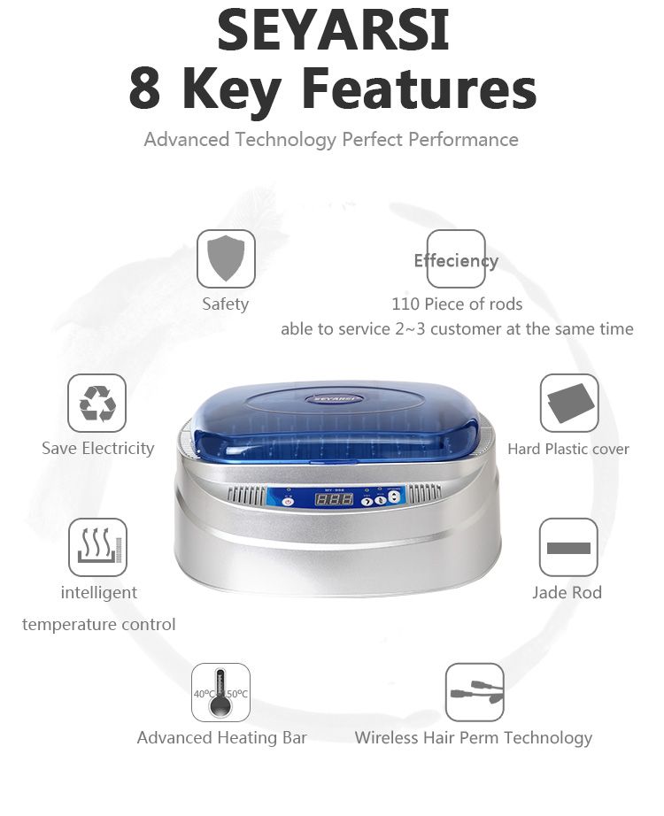 New Arrival Wireless Hair Perm Machine Nano Titanium Professional