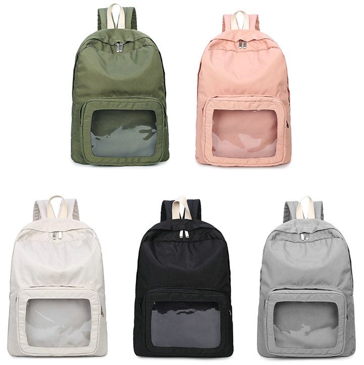 clear pocket backpack