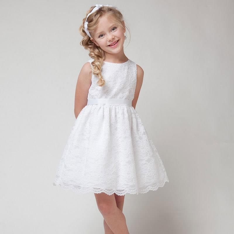 2017 SUMMER NEW Children Clothes Girls Beautiful Lace Dress Quality
