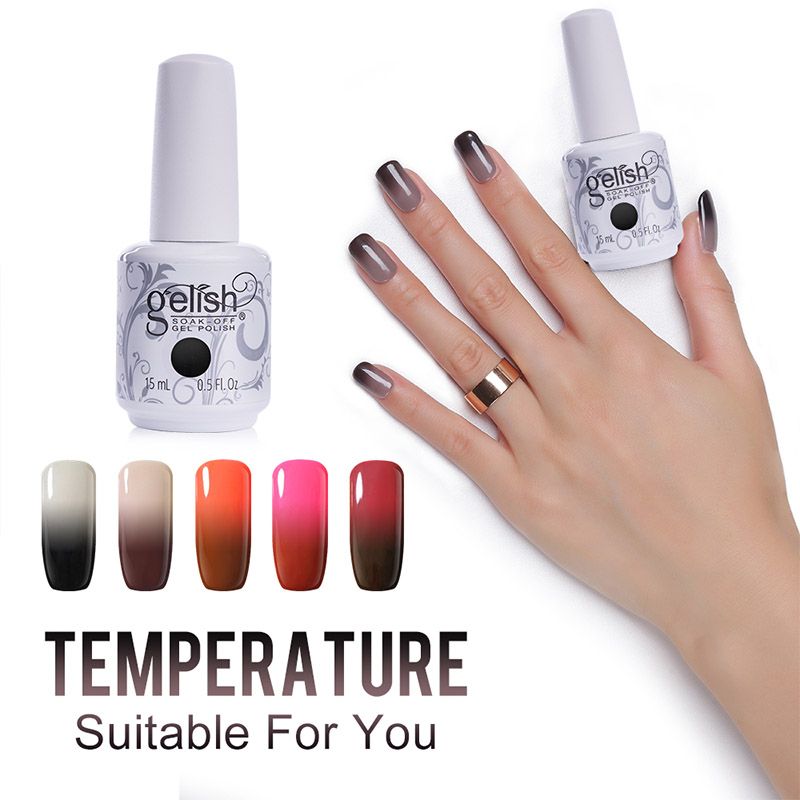 Chameleon Gel Nail Polish Gelish Soak Off Nail Art Color Changing