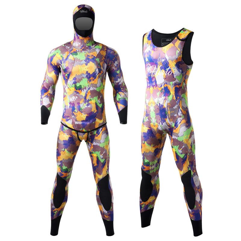 Yamamoto 5mm Wetsuit Camo Diving Suit Yamamoto Wetsuit Camo Diving Suit