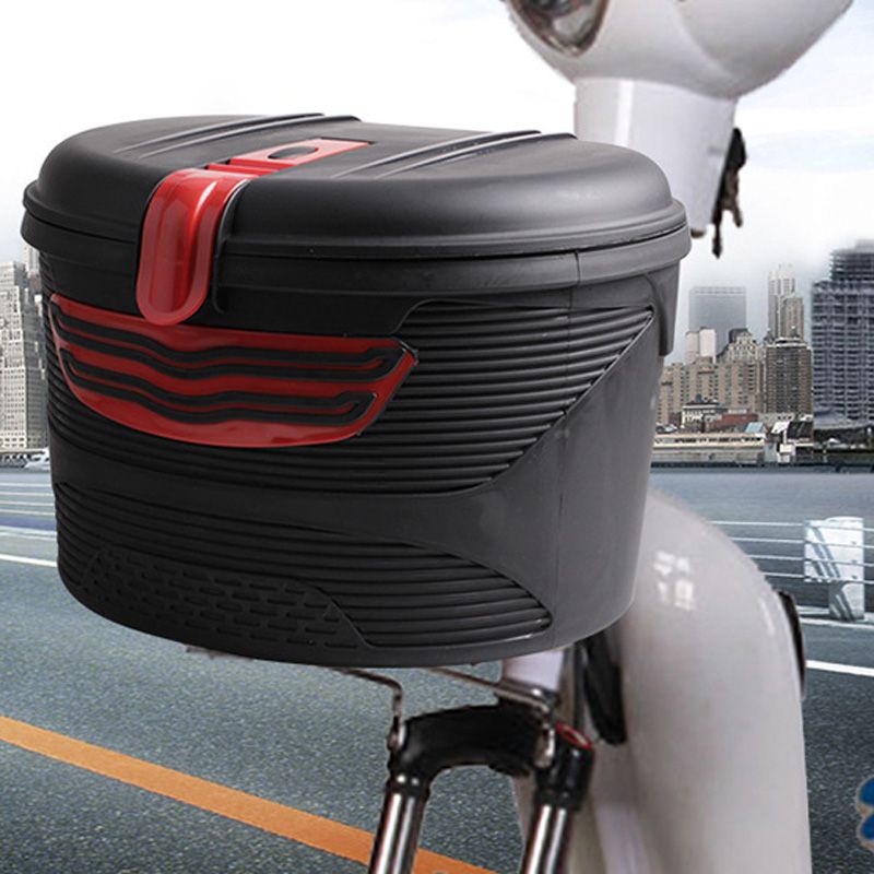 2020 Electric Bicycle Bicycle Front Basket With Lock Waterproof