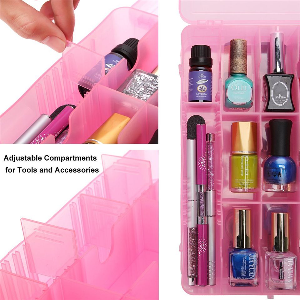 2021 Universal Nail Polish Storage Case For 48 Polish Bottles With