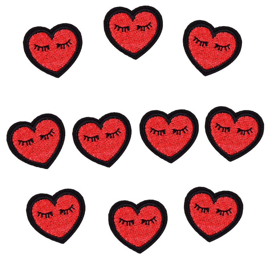 Compra Parches De Bordado En Forma De Corazón Rojo Para Ropa Pisada De  Hierro Para Ropa Aplique Accesorios De Costura Pegatinas En La Ropa Hierro En  Parche Barato | Entrega Rápida Y