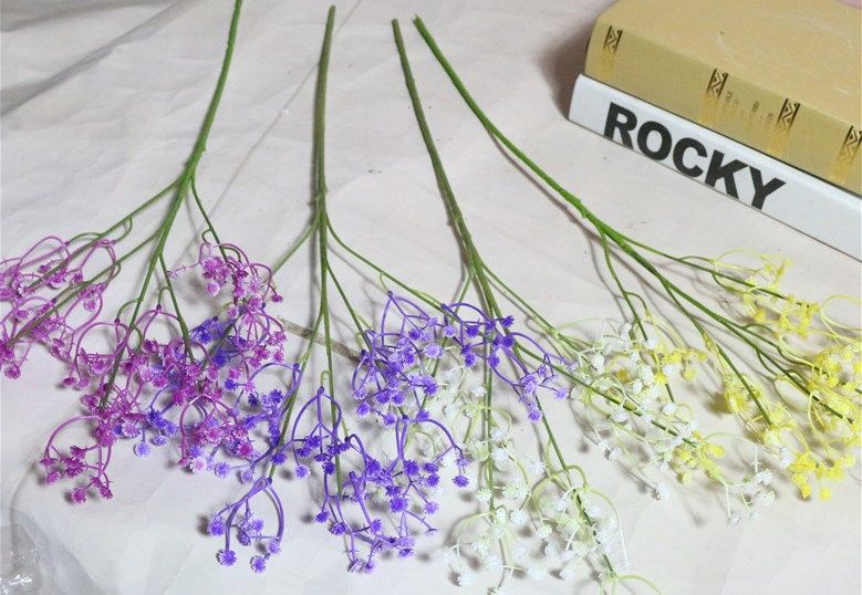 Gypsophila Babys Breath Artificial Fake Plastic Flowers Plant Soupir De Bebe La Gissofila Home Wedding Decoration Dhl Jh001 From China Decorative Flowers Wreaths Seller Ehomecenter Dhgate Com