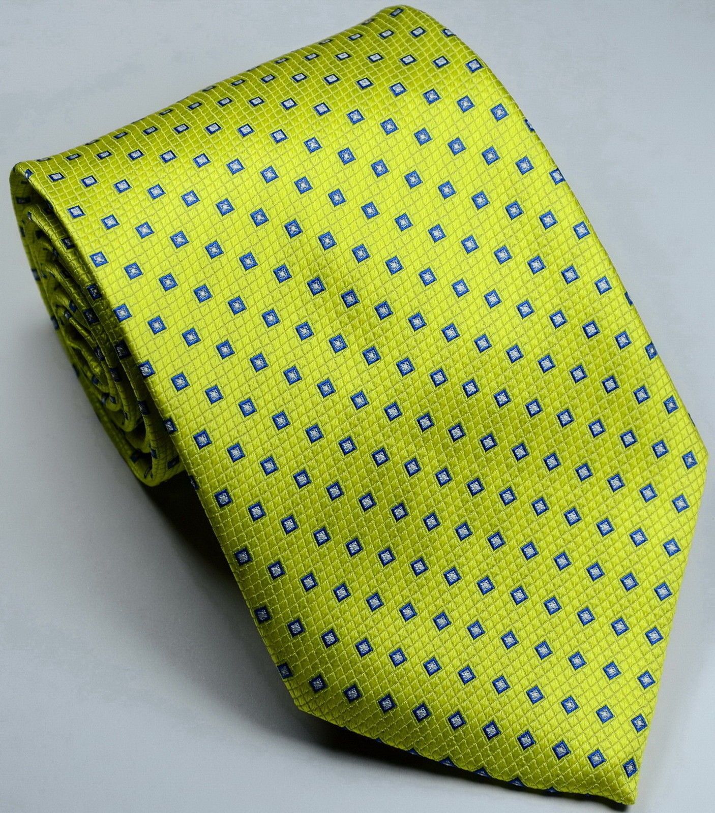 Hot Classic Solid Checks Turquoise JACQUARD WOVEN 100/% Silk Men/'s Tie Necktie