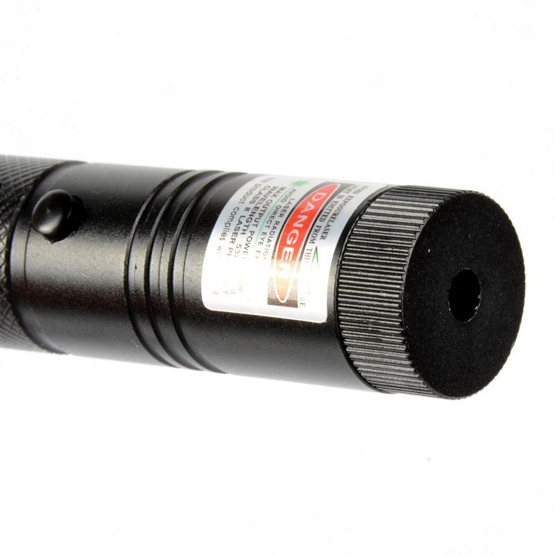 301 Green Laser Pointer Pen 532nm 1mw Adjustable Focus & Battery