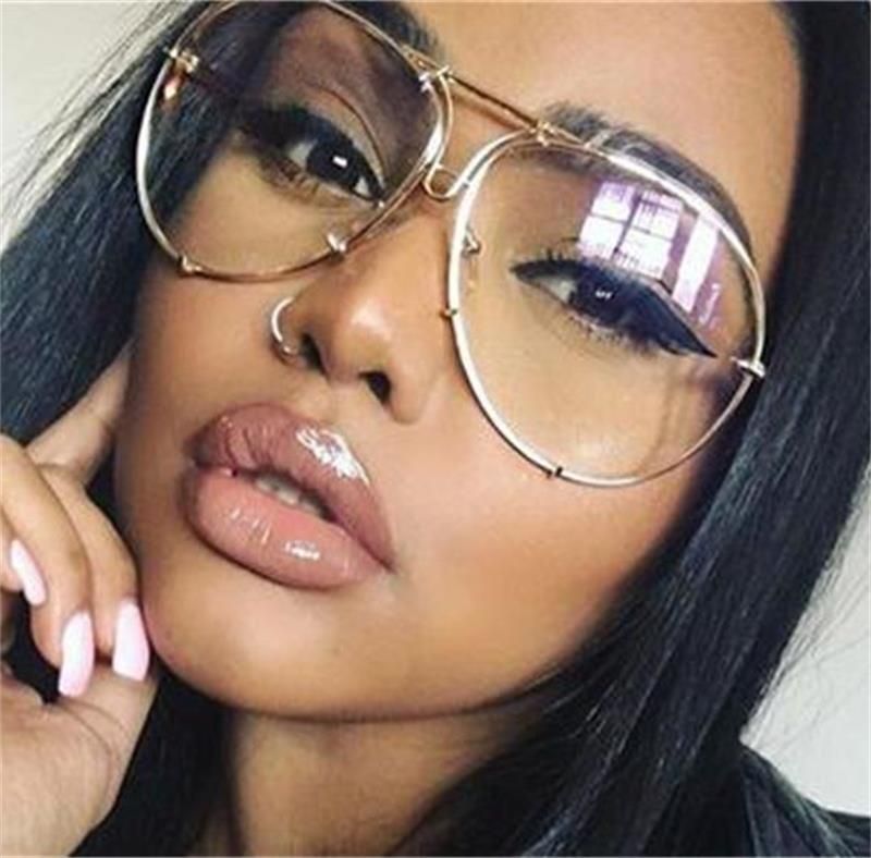 large big aviator sunglasses women men luxury