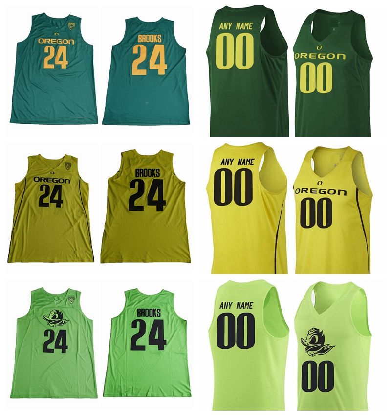 2018 Custom 2017 Oregon Ducks Dillon Brooks College Basketball Jerseys