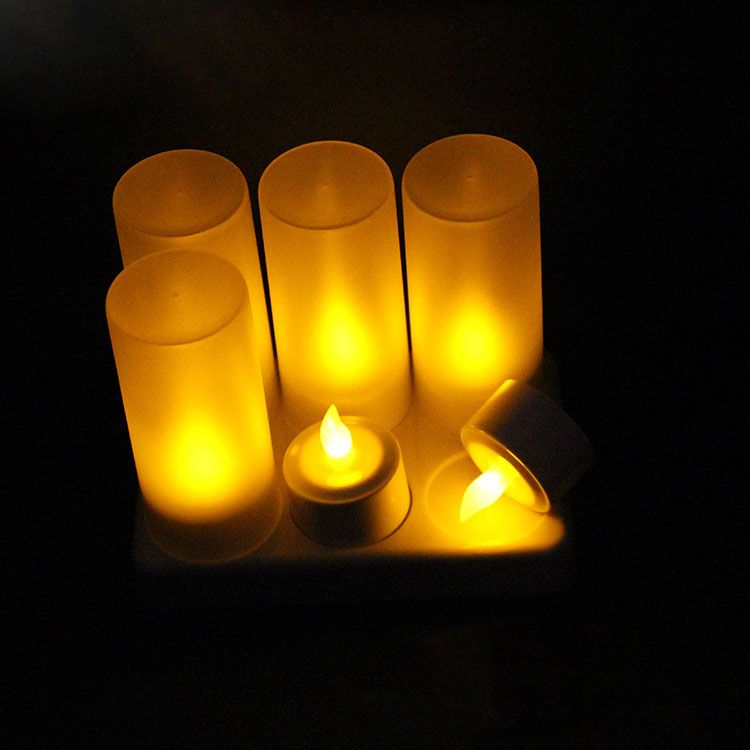 2021 Rechargable Flameless LED Candles Electric Candle Lights For