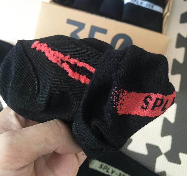 2021 Newest 350 V2 Socks With Box SPLY 350 Men Women Socks Free Size Sports Socks With 350 Boost 