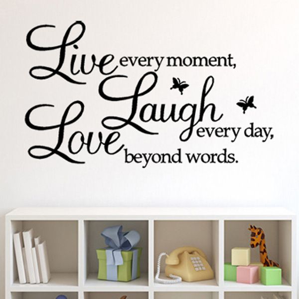 vinyl lettering quote wall decals home decor sticker mordern art