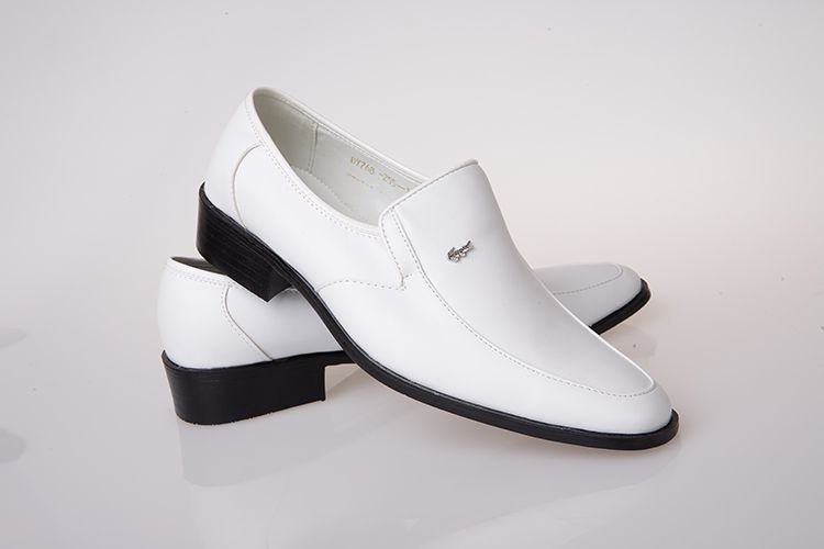 Hot Sale New White Groom Wedding Shoes Man Breathe Freely Leather Prom ...