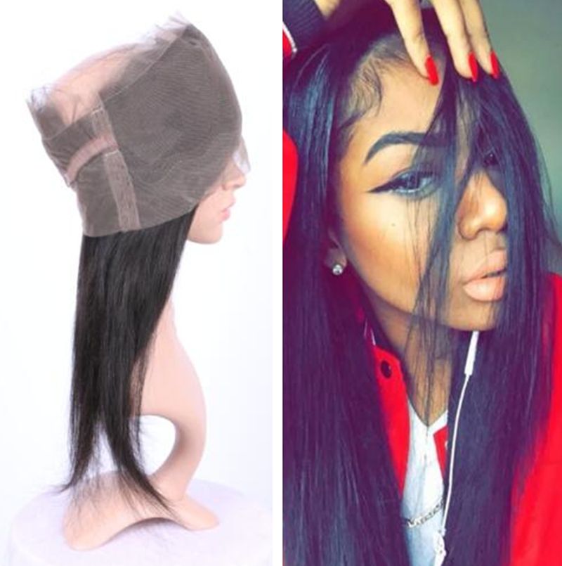 114 Lace Band Frontal 114.114*14*14inch Brazilian Hair 14 Unprocessed ...