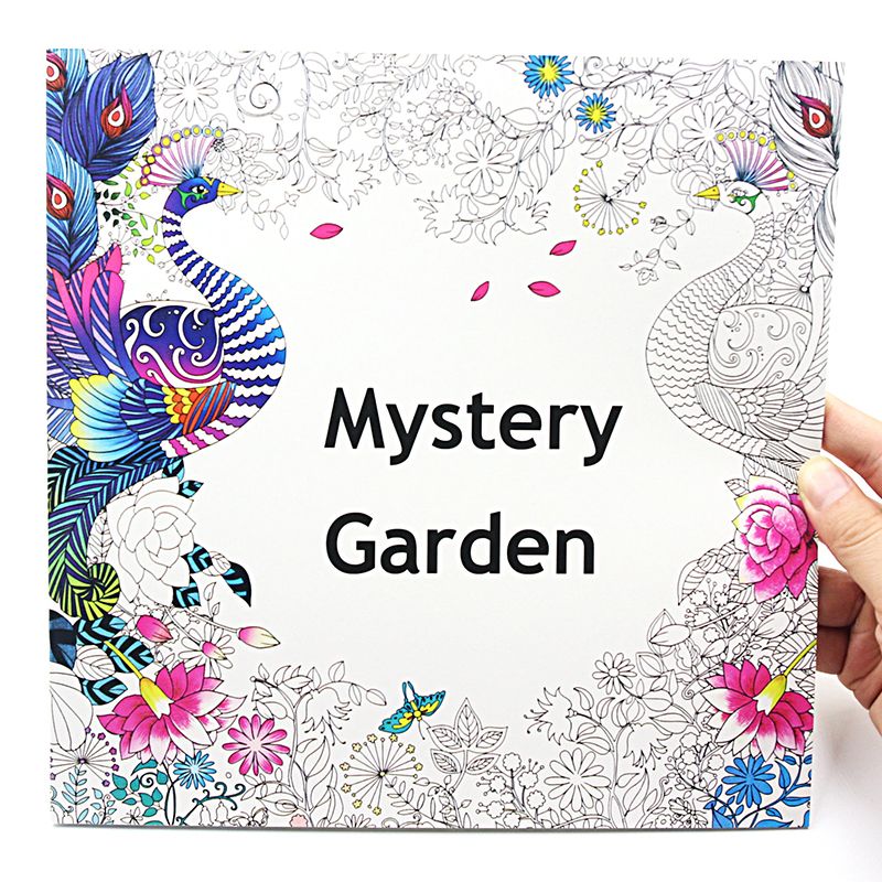 1 pcs new 24 pages 2525cm coloring books for kids and adults painting book mystery garden secret garden coloring book - Kids Painting Book 1 pcs new 24 pages 2525cm coloring books for kids and adults painting book mystery garden secret garden coloring book - Kids Painting Book