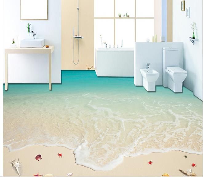 Download Decor de salle de bain de surf For Free