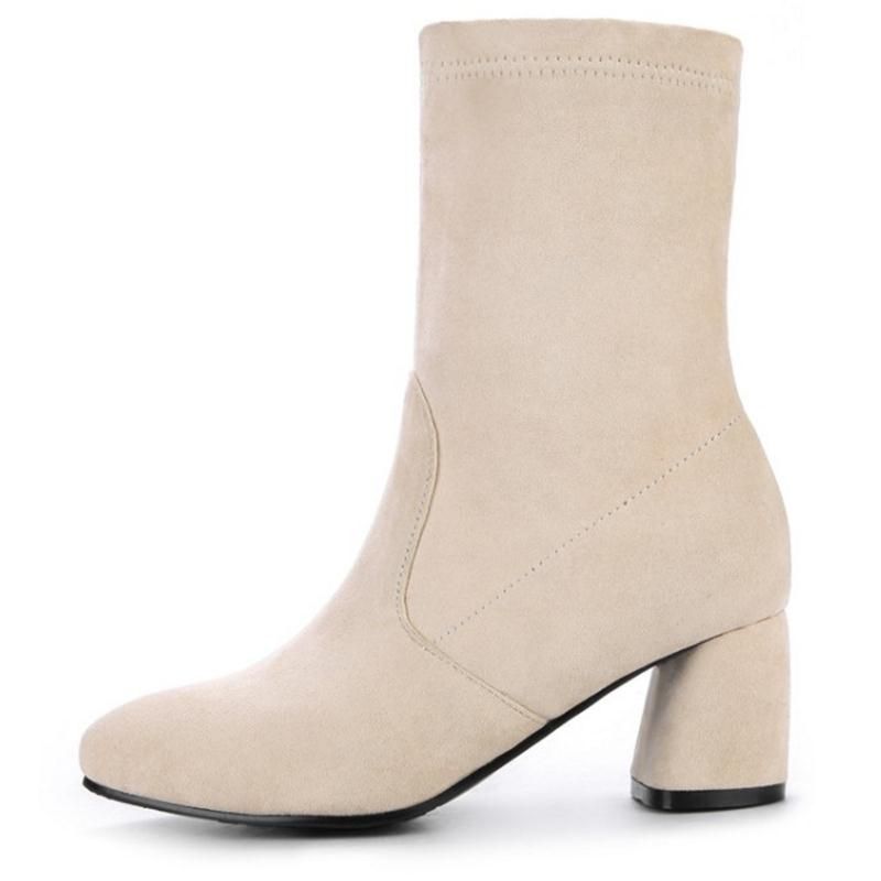 mid calf slipper boots