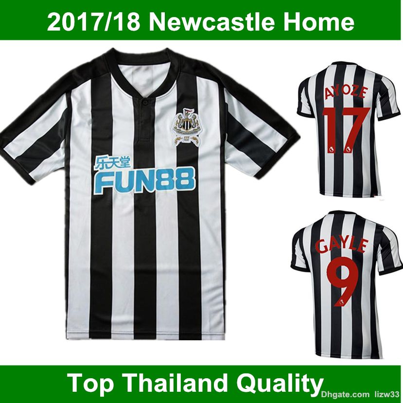 2018 2017/18 New Newcastle United Home Soccer Jersey 17/18 Newcastle
