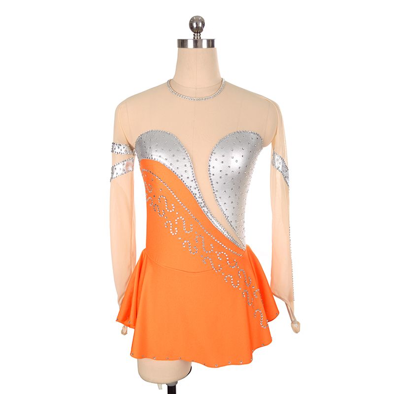 Silver Orange Dresses