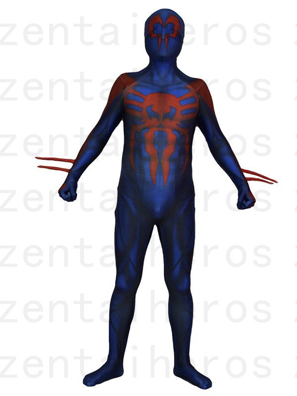 3d Printing Spider Man 2099 Costume Spiderman Fullbody Halloween