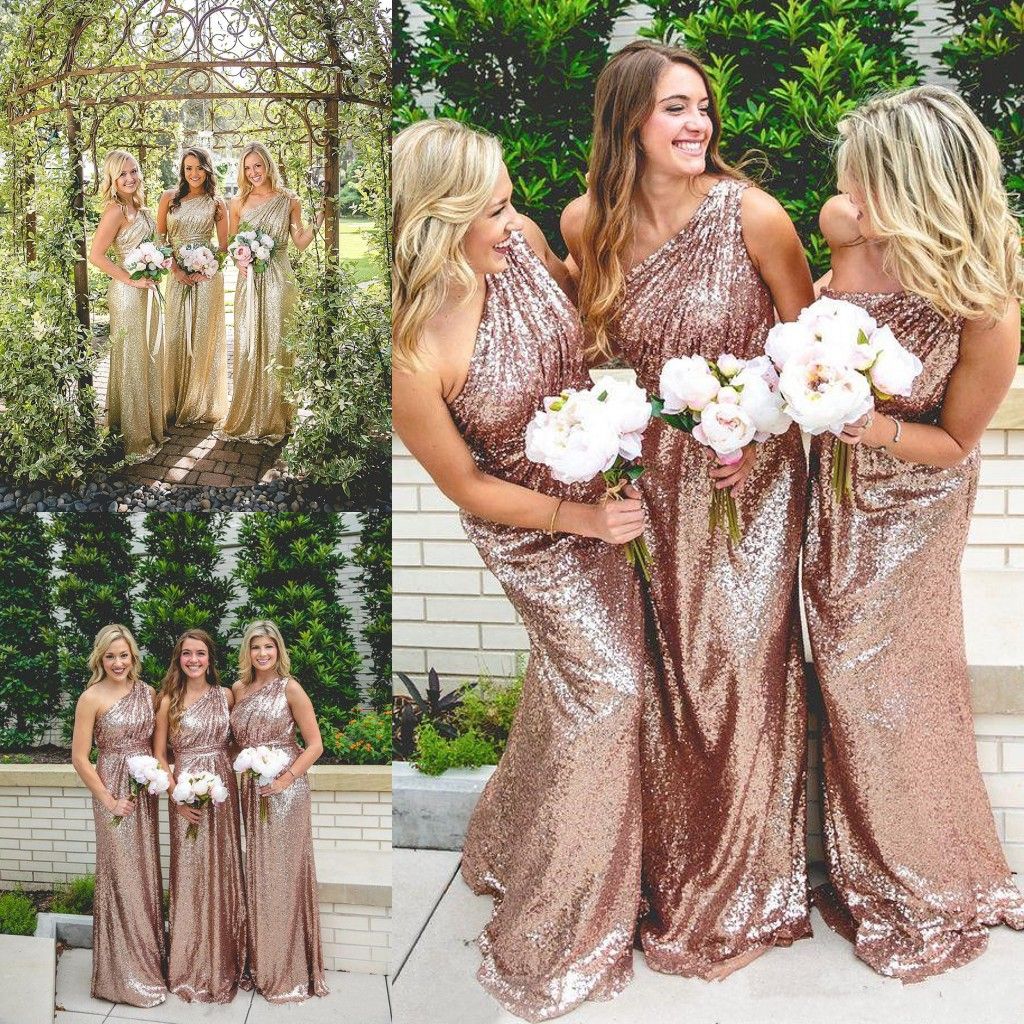 maid of honor sequin dress