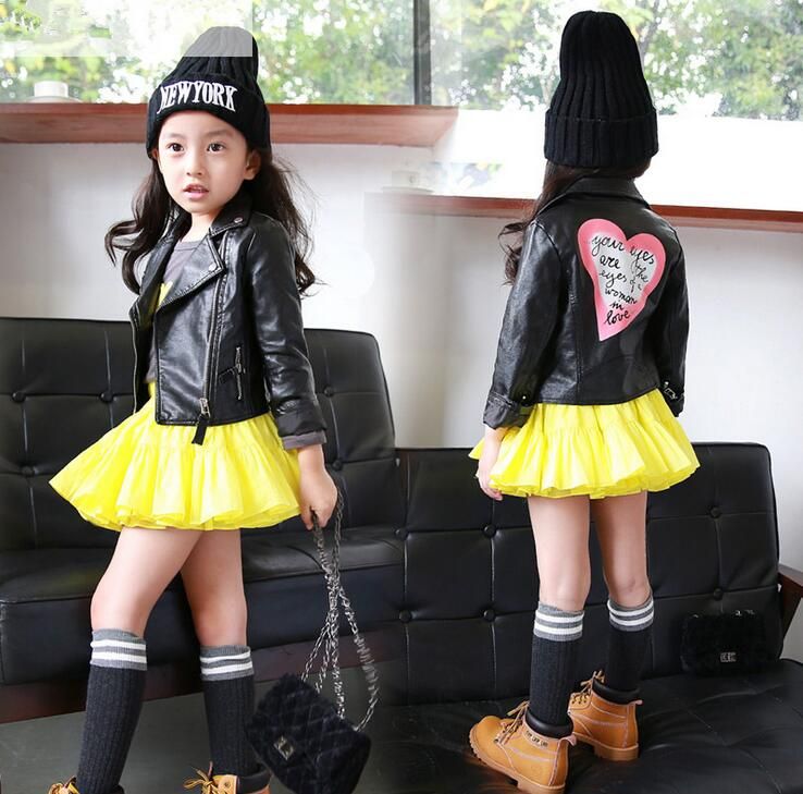 infant girl leather jacket