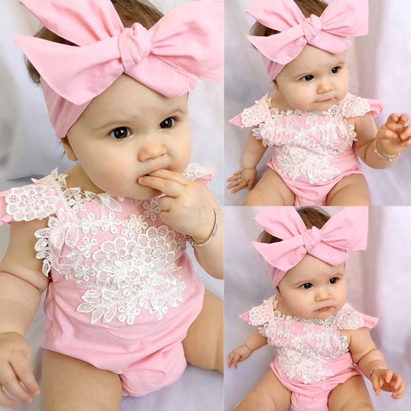 baby girl clothes with headbands