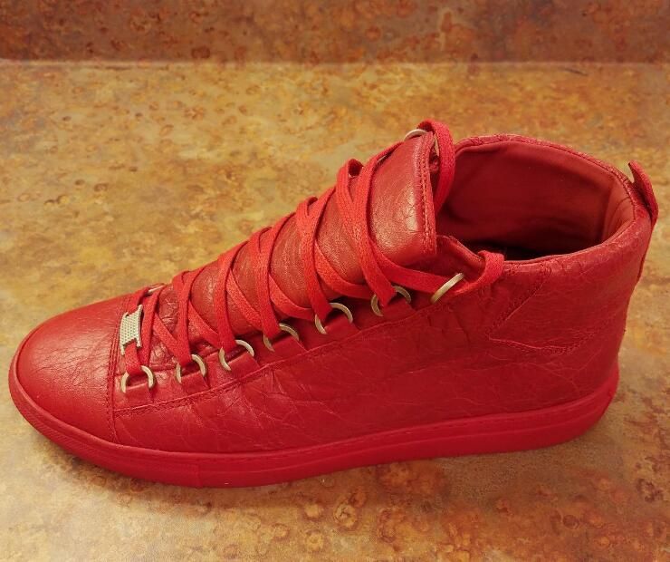 kanye red shoes