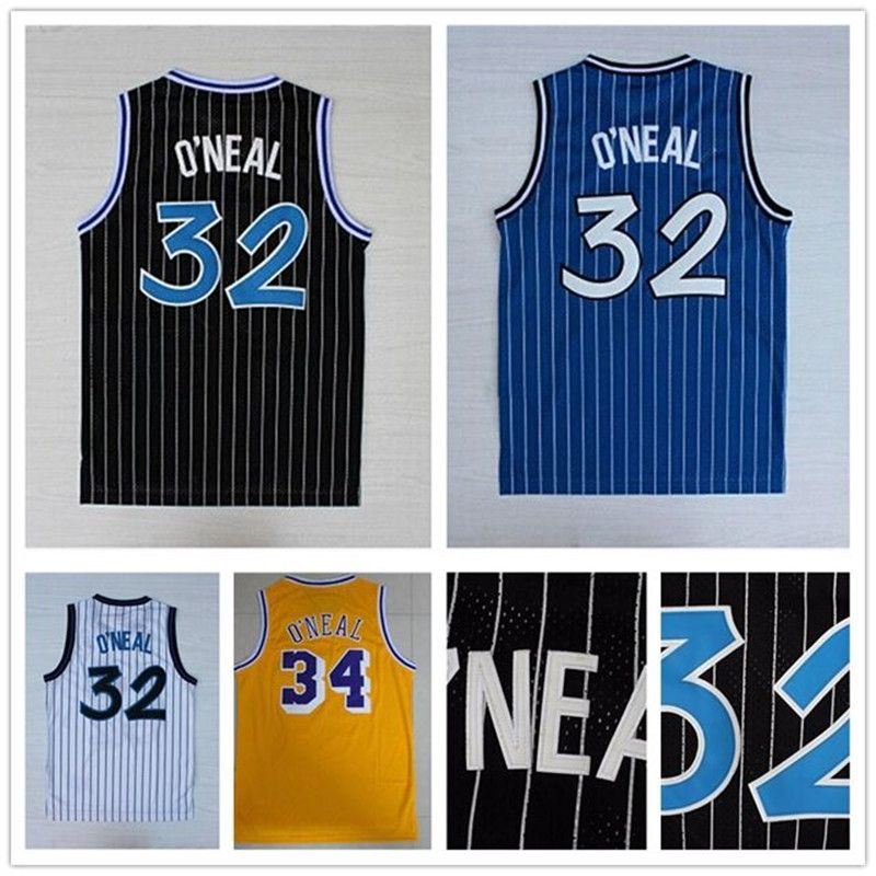Cheap Throwback 32 for Shaquille Oneal Jersey Stitched 32 Shaquille O
