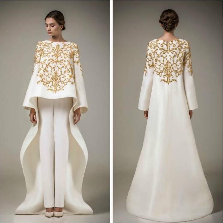 long sleeve cape gown