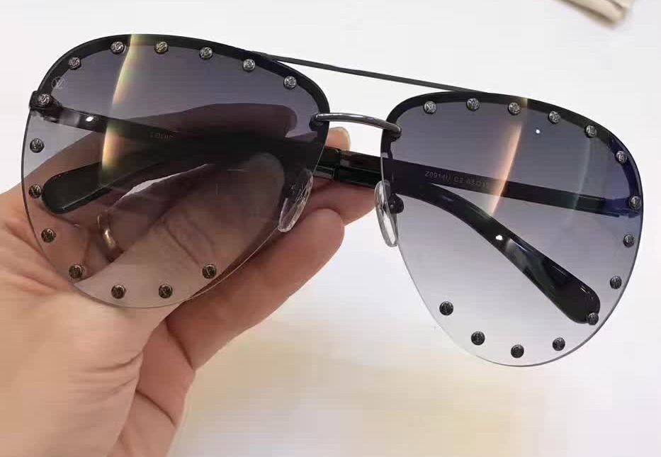 Polit Sunglasses Unisex Women Box Shaded New Designer With Black Grey Studded W2DEHIY9