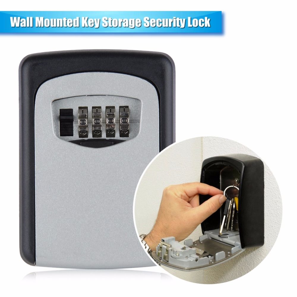 2019 Key Storage Organizer Box Safe Boxs Security Lock Cabinet With Key Storage Organizer Box Safe Boxs Security Lock Cabinet With 4 Digit Wall Mounted Combination Password Keys Locked Keep Secret