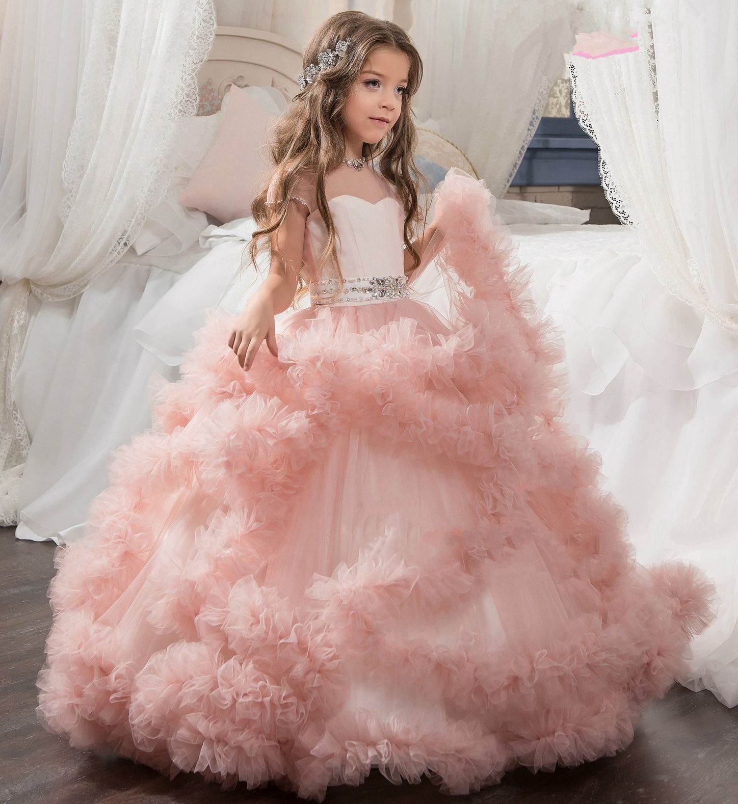 Pink Tulle Dresses Size 10