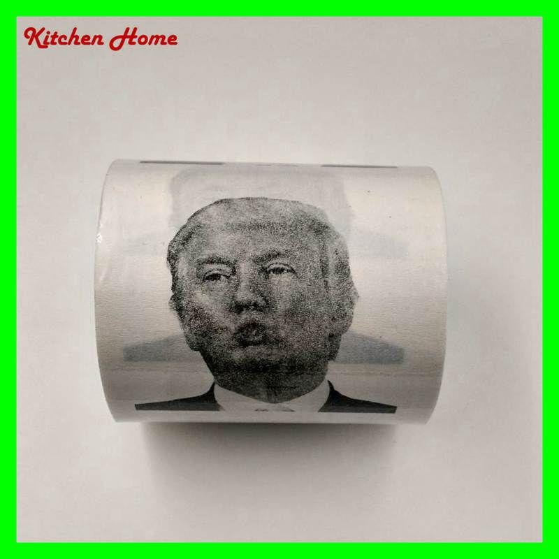2020 Creative Toilet Paper With Donald Trump Photo Printing Gag Gifts 3