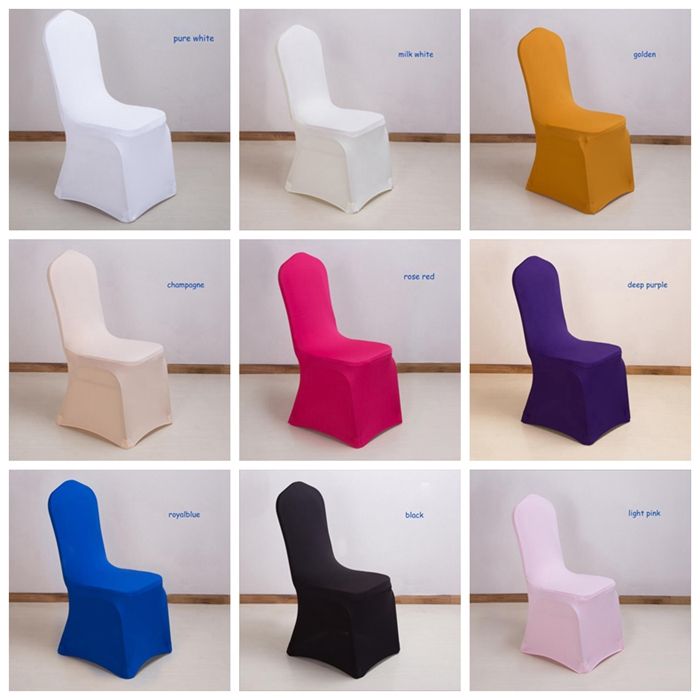 stretch chair cover solid elastic chair seat slipcover plain banquet