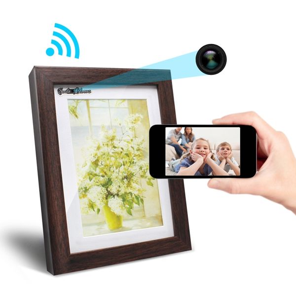 2019 Wifi Photo Frame Hd 720p P2p Mini Ip Wireless Wifi Photo Frame Hd 720p P2p Mini Ip Wireless Surveillance Home Security Nanny Cam Picture Dvr