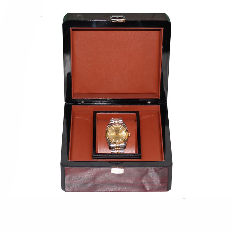 Wholesale Wood Watch Boxs New Rectangle Brand Watches Boxes High