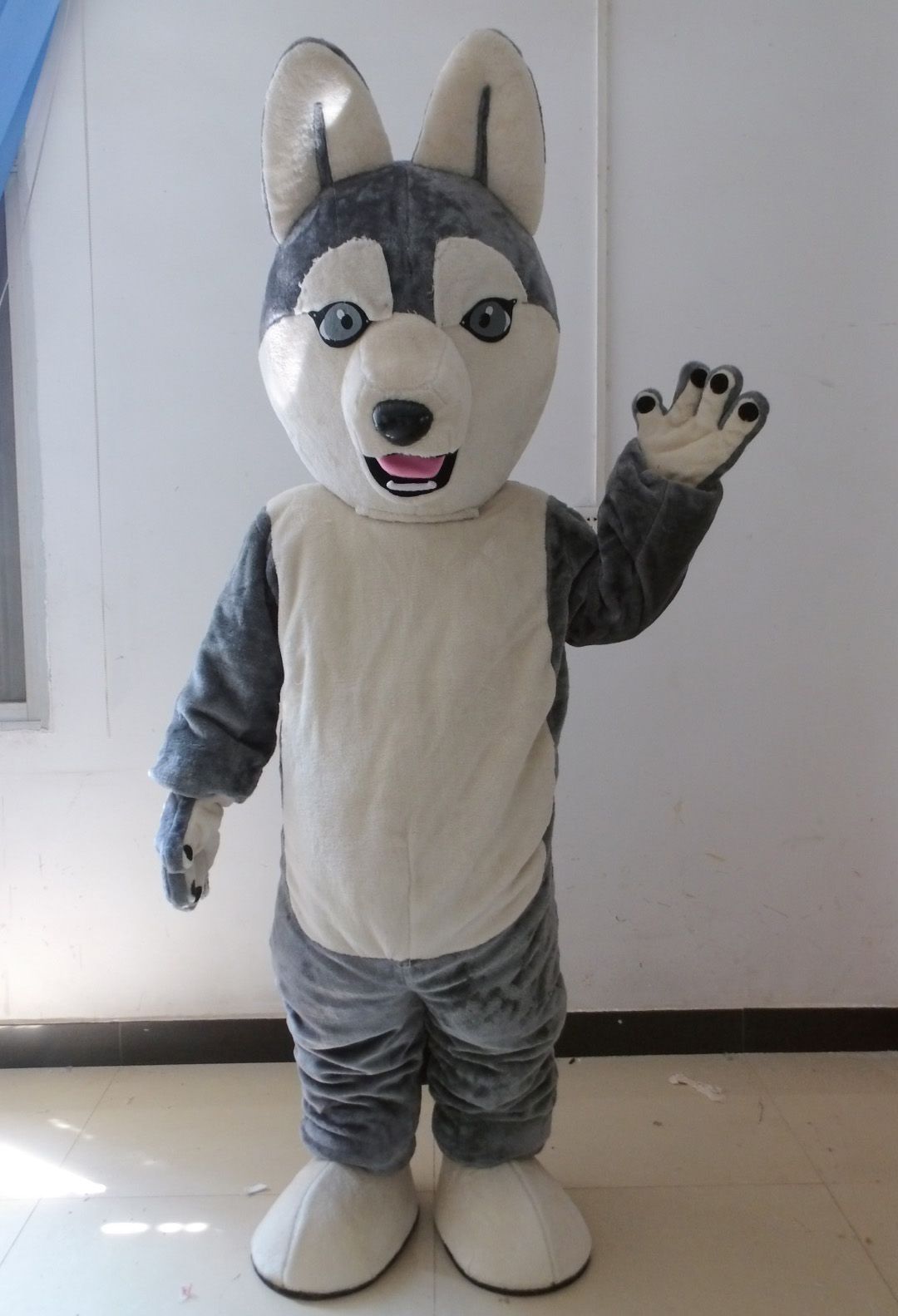 sx0727 good vision and good ventilation pet dog mascot siberian husky mascot costume for adult to wear for sale angel costumes ladies halloween costumes