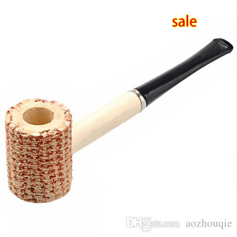 2019 Wholesale New Hot Unique Corn Cob Style Tobacco Smoking Pipe Large