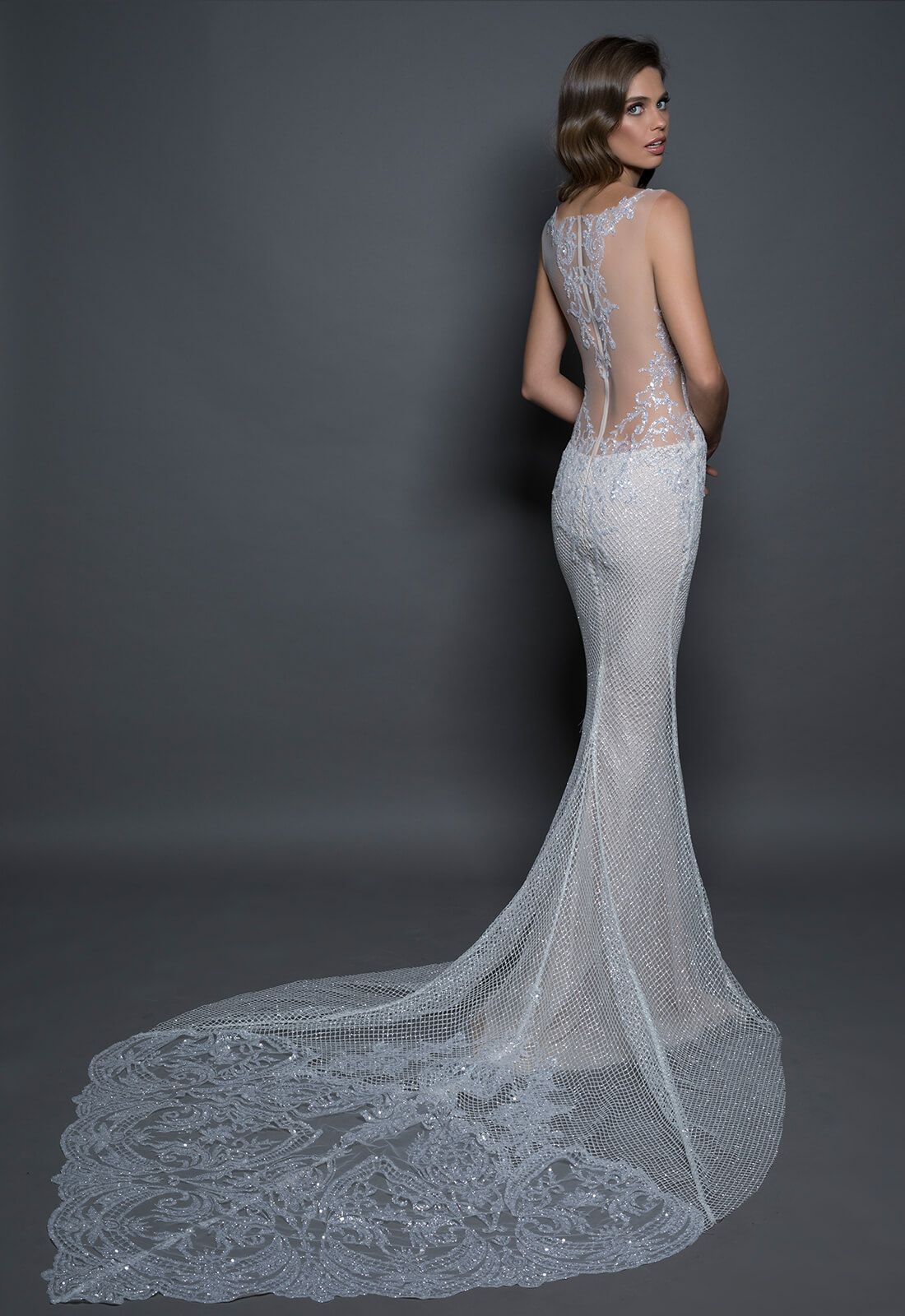 mermaid sequin bridal gowns