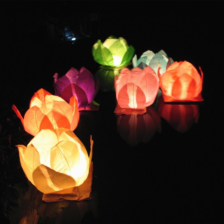 lotus water lanterns