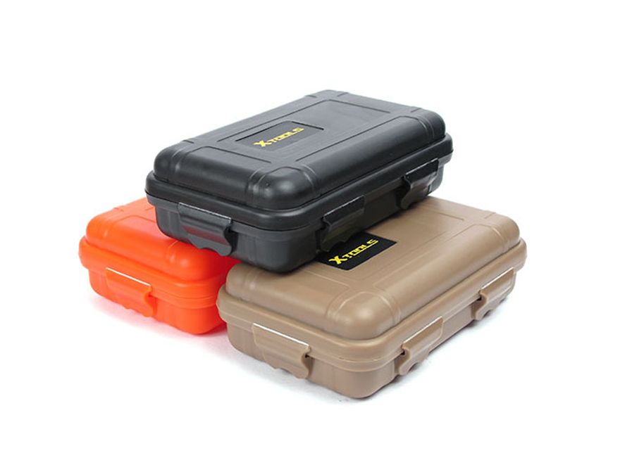 Small size!Outdoor Shockproof Waterproof Airtight Survival Storage Case Boxes