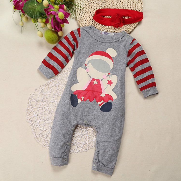 2020 Baby Christmas Clothes One Piece Romper Santa Baby Boys Girls 