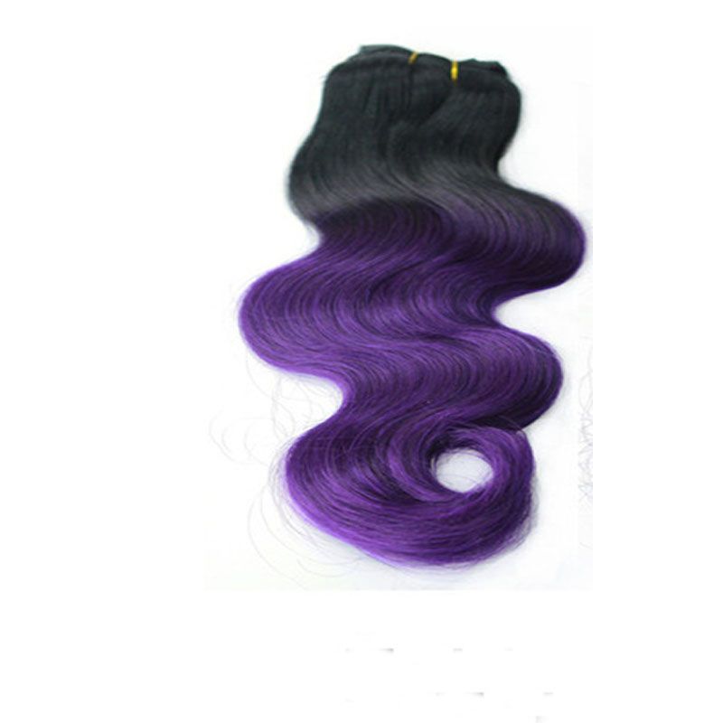 Ombre Clip In Human Hair Extensions 110g Brazilian Body Wave Clip