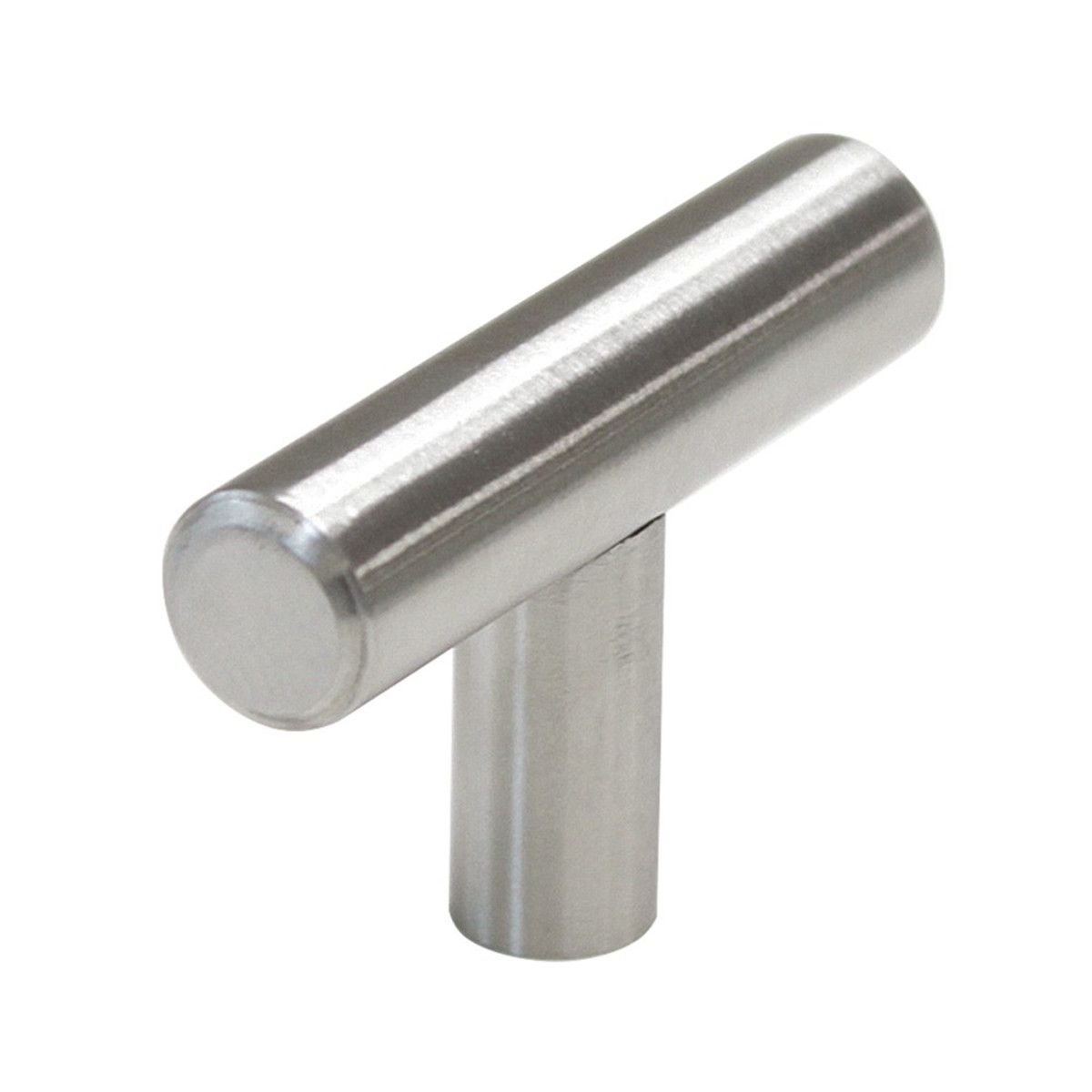 Ø12mm Brushed Stainless Steel Kitchen Cabinet Hollow Handles T Bar Pull Hardware Satin Nickel After Finish 2 To 20