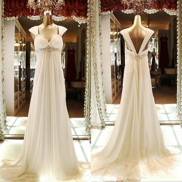 fancy beach wedding dresses