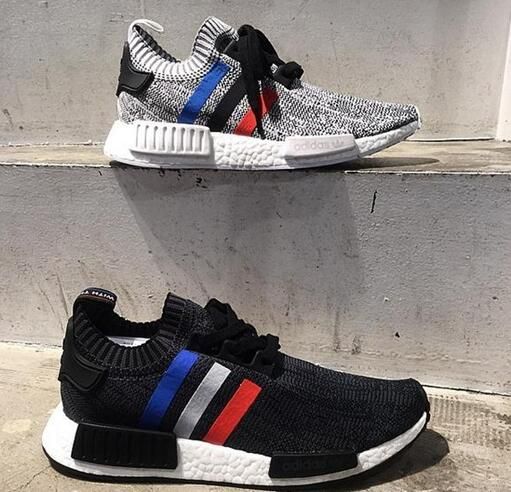 adidas nmd r1 primeknit tri color adidas mens shoes cheap