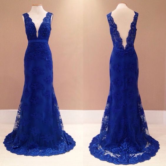 royal blue straight dress